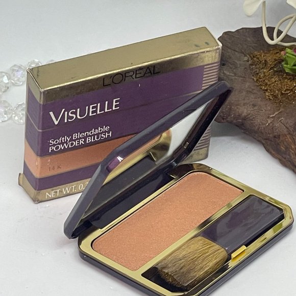 2 L'Oreal Visuelle Softly Blendable Powder Blush - 14 K - Full Size - New in Box - Picture 3 of 5